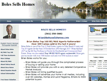 Tablet Screenshot of bolessellshomes.com